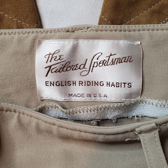 Tailored Sportsman Girls Size 16 Trophy Hunter Riding Breeches Beige - Picture 7 of 10
